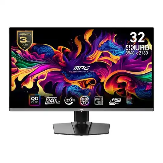 (image for) MSI 31.5\" MPG 321URX QD-OLED UHD 240Hz Adaptive-Sync Monitor